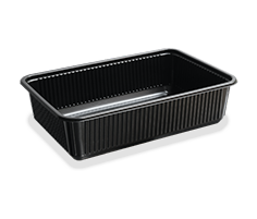 Black Plastic Container